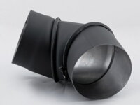 Kovo KRAUS koleno nastaviteľné dymové oceľové 0-90°(1,5mm / 2,0 mm)