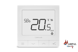 Týždenný programovateľný termostat, podomietkový SALUS SQ610