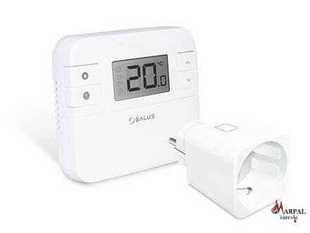 Bezdrôtový digitálny termostat so spínacou zásuvkou SALUS RT310SPE